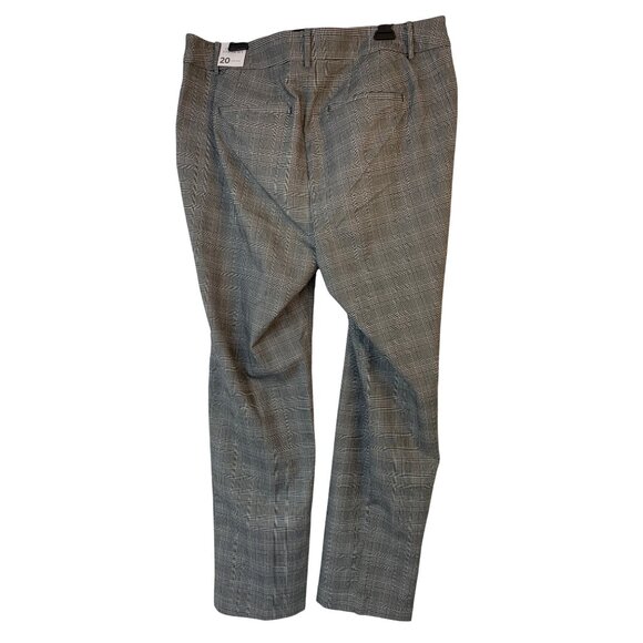 Lane Bryant 4-Season Straight Mid-Rise Plaid Pants Size 20 Plus 9092 NWT - Picture 10 of 12